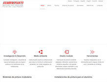 Tablet Screenshot of euroimpianti.es