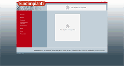 Desktop Screenshot of euroimpianti.it